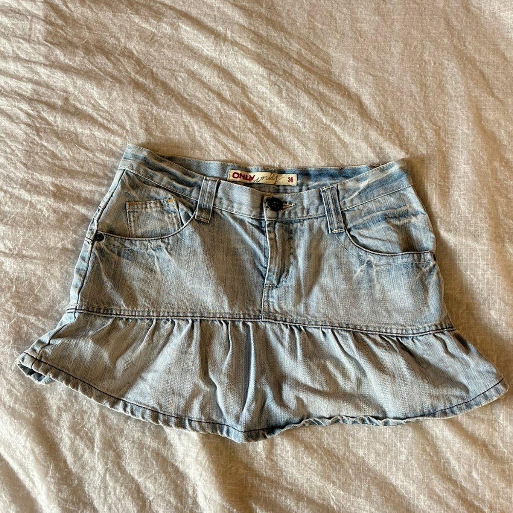 ONLY denim mini skirt - Picture 8 of 16